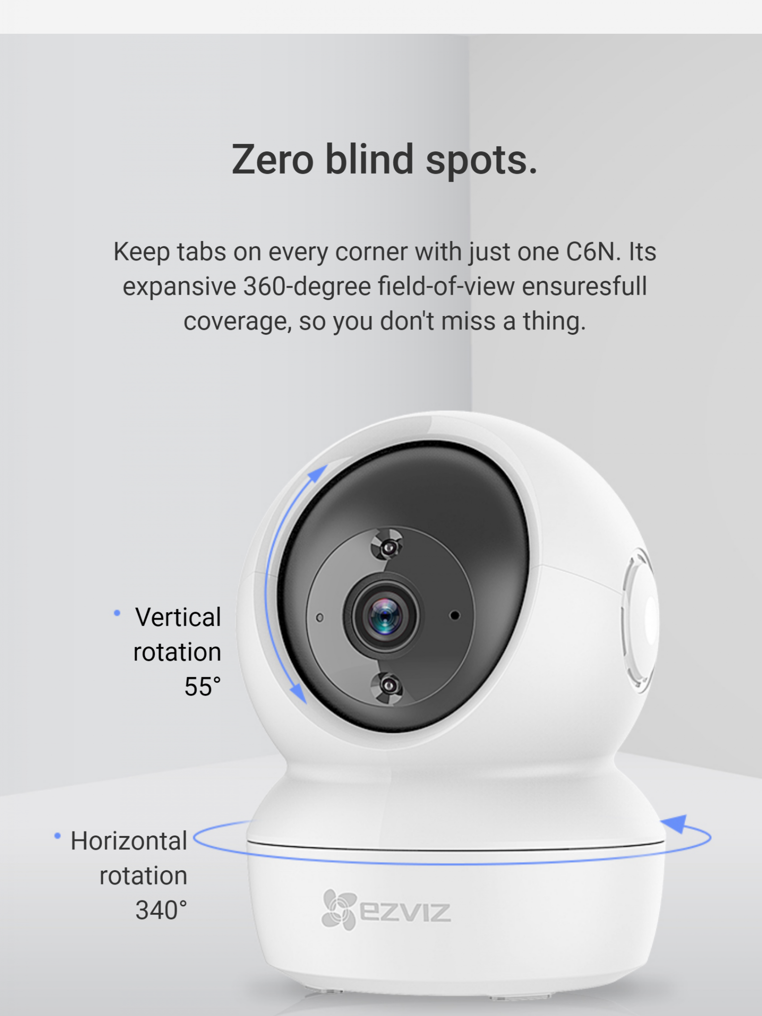 Ezviz Smart IP Camera C6N 360° 2MP - Dhrubok All Rounder